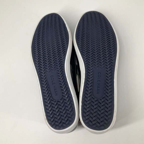 Cole Haan Womens Nantucket Camp Moc Slip On Lace Navy Blue W05747 Size 8B - Picture 7 of 10